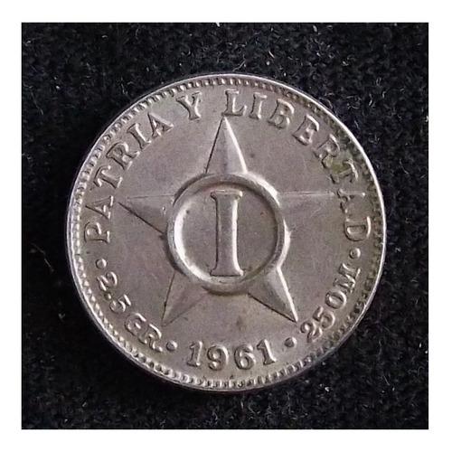 Moneda Cubana 1 Centavo 1961 Sin Circular Km 9