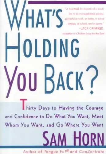 What's Holding You Back?, De Horn. Editorial St Martins Press, Tapa Blanda En Inglés