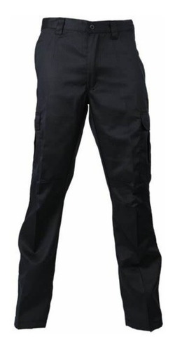 Pantalón Cargo Gabardina Con Bordado Chico