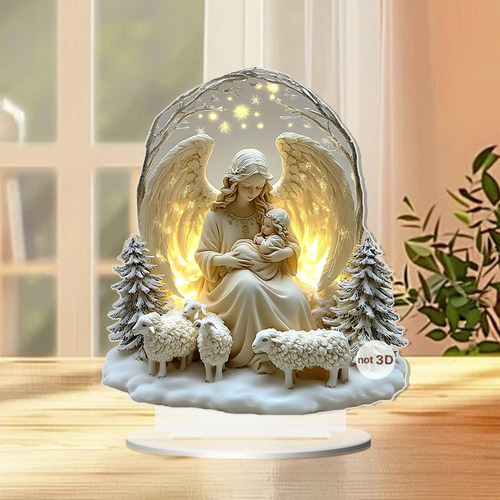 Ha Escena De Natividad De Ángel De Navidad 2d, Estilo A
