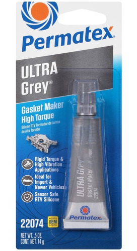 Ultra Grey® Rtv Silicone Gasket Maker, .5 Oz