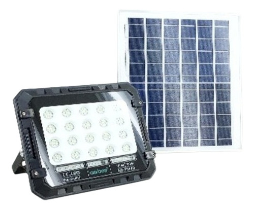 Reflector Foco De Luz Led 100w Con Panel Solar 16270
