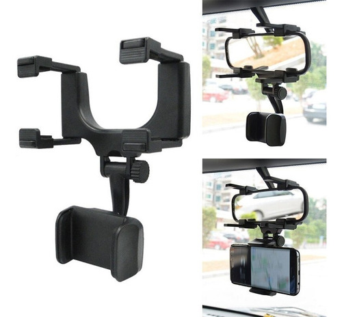 Suporte Veicular Para Celular No Retrovisor Carro Universal