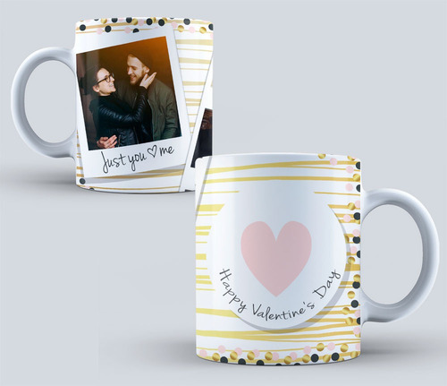 Imagen 4 de 10 de 15 Plantillas Para Sublimar Tazas - Dia Del Amor - Psd