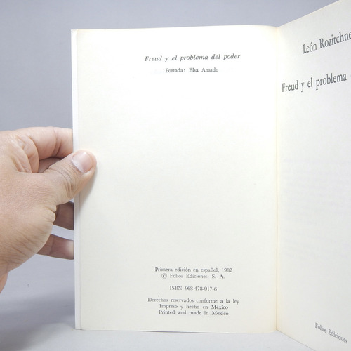 Freud Y El Problema Del Poder León Rozitchner 1982 Cc5