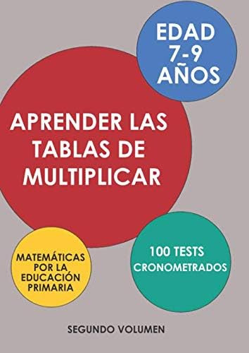 Libro: Aprender Las Tablas De Multiplicar - Matemáticas Por