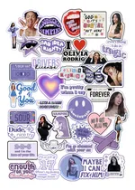 Comprar Stickers Calcos Vinilo X20 Olivia Rodrigo Termo Mate Compu