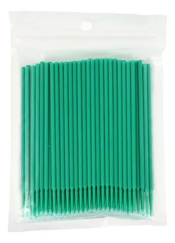 100 Uds/botella De Microcepillos Desechables Dentales, Aplicadores