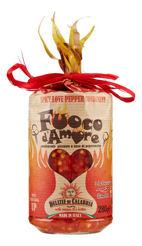 Peperoncini Salsa Picante Con Chile Calabrese Italia 280g