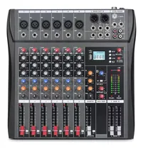 Comprar Winmix Mezcladora Mixer De 6 Canales 16 Efectos Ct60s Bluetooth 48v Phantom Power Effect 6 Canales Usb
