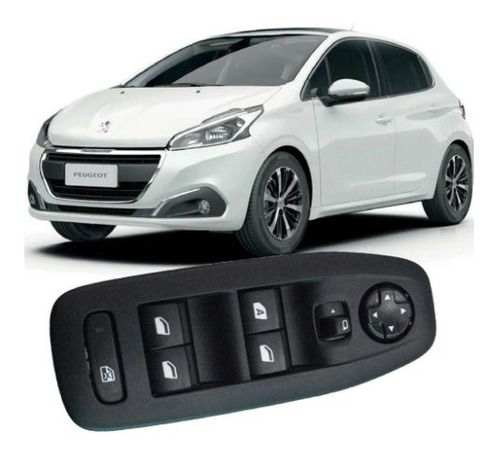 Comando Botón Vidrio Eléctrico Peugeot 208 2008 Citroen C3 