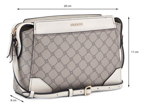 Bolsa Cross Body Para Mujer Nine West Taupe Multi Nlg108570 Color TAUPE MULTICOLOR
