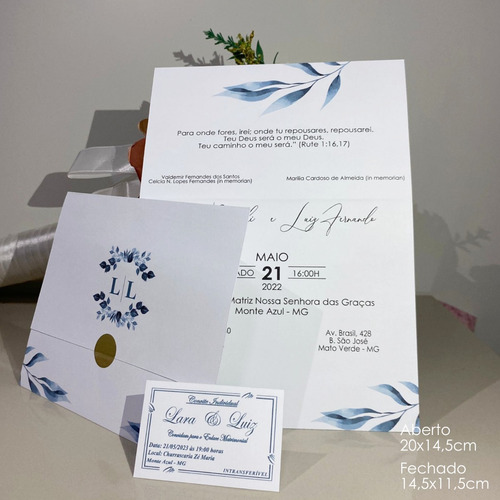 Convite De Casamento Barato (300 Unidades) + 600 Individuais
