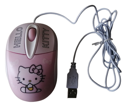 Mouse 3d Óptico Original Hello Kitty 