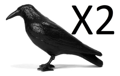 Ahuyenta Espanta Palomas Raven X 2 Unidades El Cuervo Negro