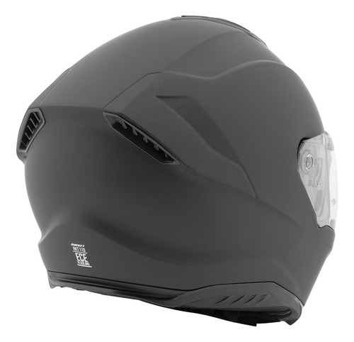Casco Integral Joe Rocket Rkt 110 Solid Mate Negro Lisa M