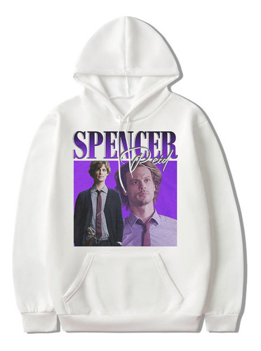 Sudaderas Con Capucha Estampadas De Spencer Reid Para Hombre