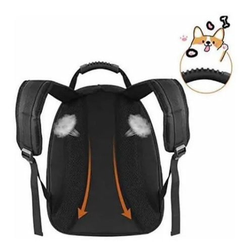 Imagen 4 de 4 de Mochila Burbuja Transportadora Mascotas Perro Gato Viaje