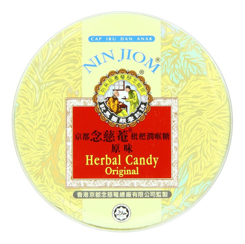 Nin Jiom Candy De Hierbas, Menta, Original, Tangerine-lemon,