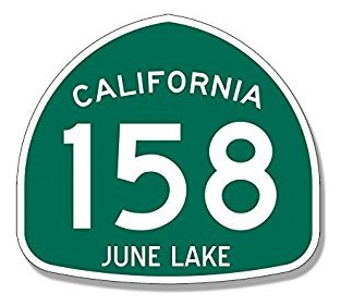 Iman Forma California State Route 158 de Junio Señal Lake Rv