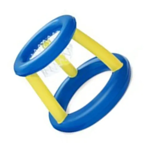 Aro De Baloncesto Inflable Para Piscina 2 En 1 | Juego Acuático Con 2 Pelotas Y 8 Anillos De Lanzamiento | Incluye Bomba | Diversión Para Toda La Familia En Verano
