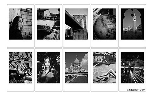 Película Fujifilm Instax Mini Monocromática De 40 Disparos,