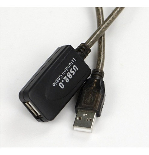 Imagen 4 de 5 de Cable Extension Usb Activa Amplificada 5 Metros Sin Pérdidas