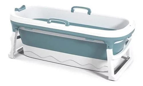 Bañera portátil grande para adultos – Bañeras japonesas plegables con bidé  y sauna – Tina de hidromasaje de spa en casa – 54 pulgadas, diseño plegable