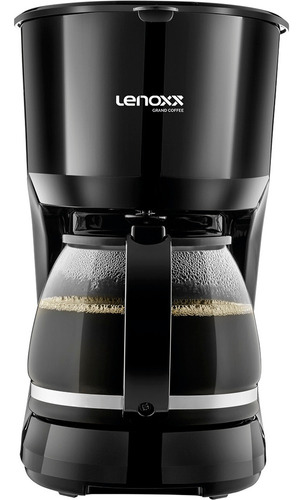 Cafeteira Grand Coffee 30 Xícaras Pca037 750w Preta Lenoxx Cor Preto 220V