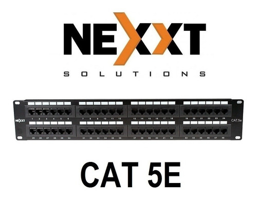 Imagen 3 de 4 de Patch Panel Marca Nexxt Categoría 5e 48 Puertos