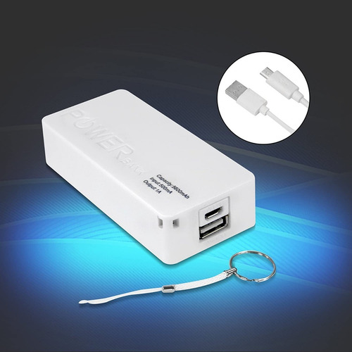 Power Bank 5600 Mah Portátil Reales, Incluye Cable Microusb