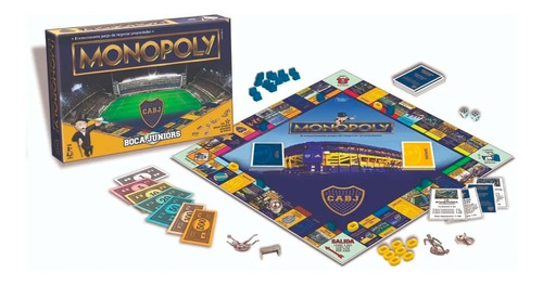 Monopoly Boca Juniors Juego Mesa Toyco Hasbro Futbol