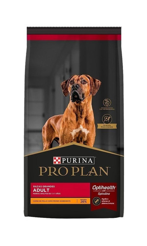 Imagen 1 de 1 de Alimento Pro Plan OptiHealth Adult para perro adulto de raza grande sabor pollo y arroz en bolsa de 18 kg