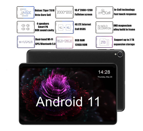 Tablet Android Alldocube Gb Rom Procesador Unisoc Octa-core