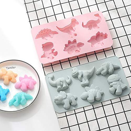 Molde De Silicona For Pastel De Dinosaurio.