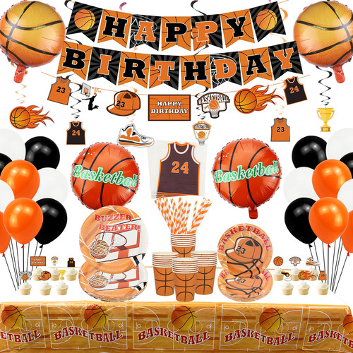 Artículos De Decoración De Cumpleaños De Baloncesto