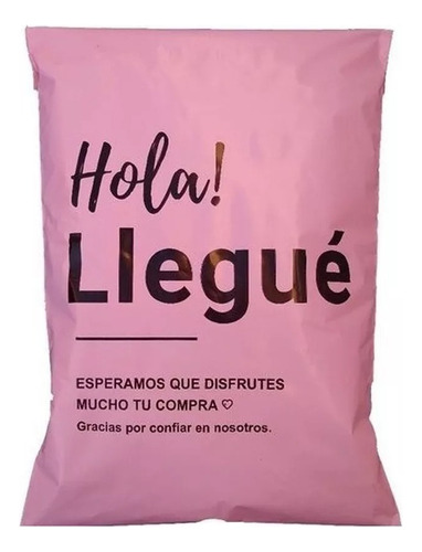 Bolsas Hola Llegue Envios Ecommerce 20x35 Con Adhesivo  X50u