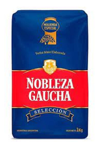 Yerba Nobleza Gaucha Azul 1 Kilo X 3 Unidades