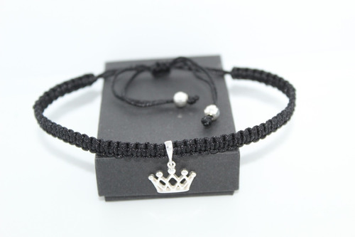 Nueva Pulsera Plata Ley 925 B212 Corona Picos Rey Brazalete