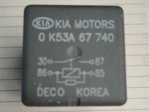 Relé Hyundai Kia Sedona Sorento 0 K53a 67 740 Original