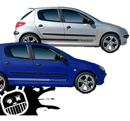 Peugeot 206 Calco, Ploteo Decorativo Lateral Sport !