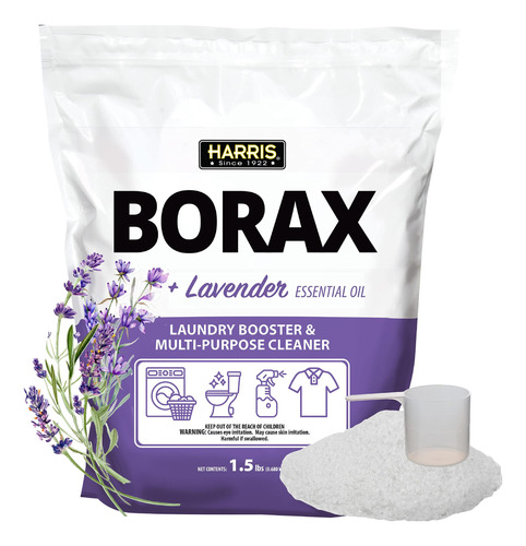 Harris Borax - Potenciador De Ropa Y Limpiador Multiusos, 1.