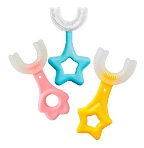 Cepillo De Dientes 1p Niños Forma De U Boca Entera Silicon F