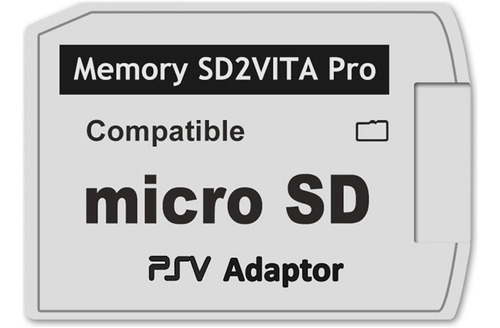 Adaptador De Tarjeta De Memoria Sd2vita 5.0, Para Ps Vita Ps