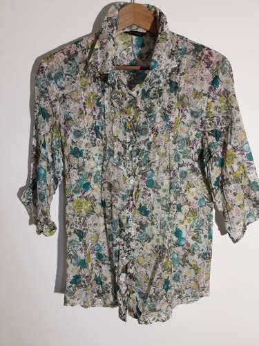 Imagen 8 de 8 de Blusa Floreada Italiana