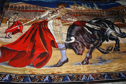 Alfombra O Tapete De Torero De 140x100cm Importado