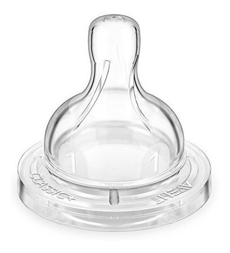 Avent Bpa Free Classic Niple De Flujo Rápido, 2