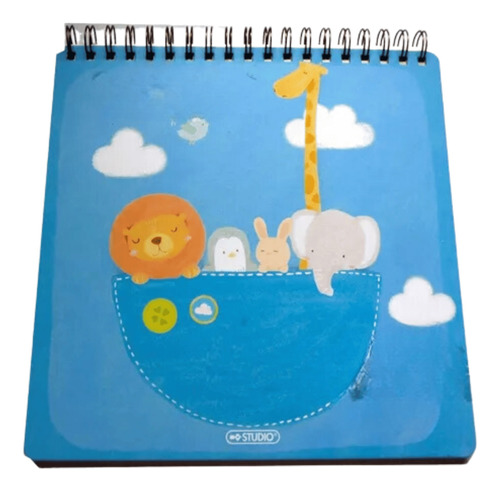 Cuaderno Dibujo Bitacora Infantil Niños Tiernos Animales