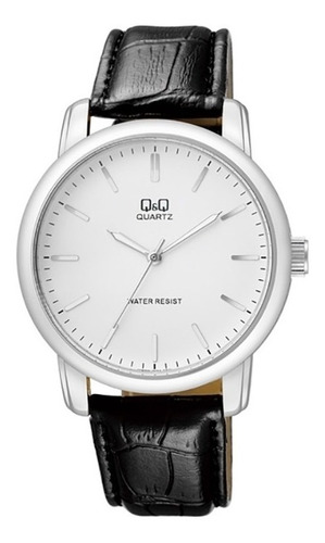 Reloj Qyq Q868j301y Cuero Para Caballero Original