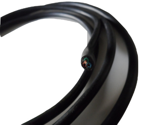 Cable Tipo Taller Negro 3 X 1 Mm Nacional X Metro